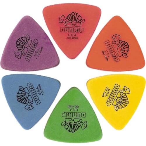 Dunlop Tortex Triangle Guitar Pick Plectrum Mediator, 1/piece