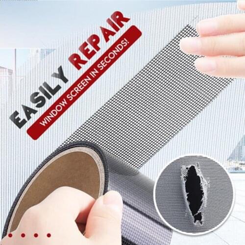 Screen Repair Stickers Window Door Mesh Screen Repairs Patch Screen Net Patch Sticker for Home Door Window 1 Roll