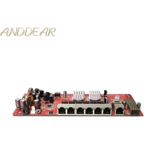 Industrial switch module 9 port gigabit SFP switch module support AF/AT wifi bridge outdoor cpe network switch 1000mbps