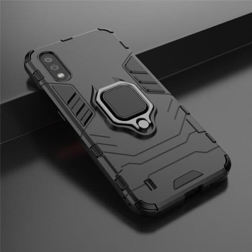 Shockproof Armor Case For Samsung Galaxy A01 Luxury Ring Car Holder Cover For Samsung Galaxy A01 A015F 2020 Coque Funda capa