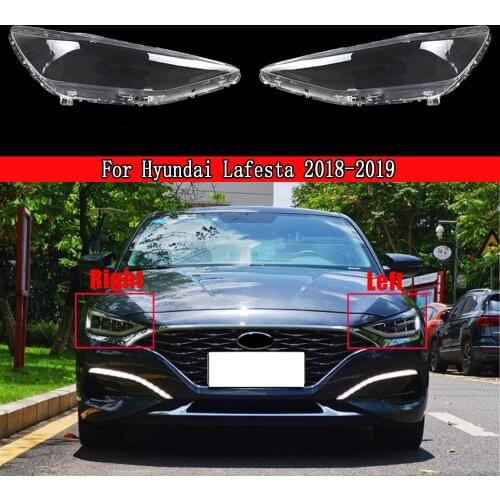 Headlamp Cover Lens Glass Shade Headlight Cover Transparent Lampshade For Hyundai Lafesta 2018 2019 Auto Head Lamp Light Case
