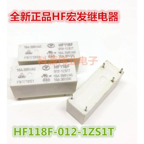 Relay HF118F-012-1ZS1T 12VDC 5PIN 10A