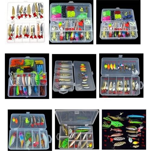 Fishing Spoon Lure Metal Bait Soft Lure mixed Colorful Freshwater Feather Tackle Artificial Lake