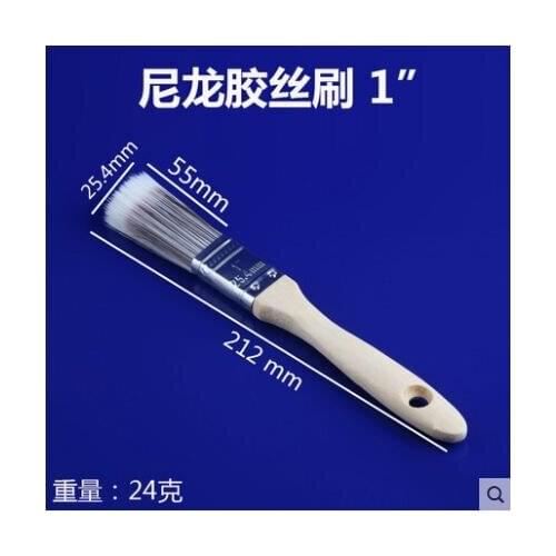 5pcs/lot 1" Width wooden handle Air conditioning vent brush Cleaning the seat interior dust Clean up the dust brush Small brush