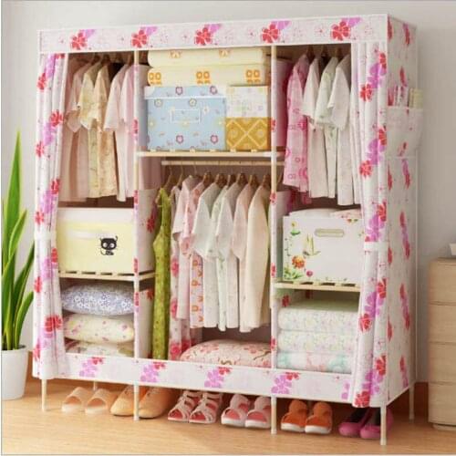 Factory Price Solid Wood Wardrobe length 150 cm