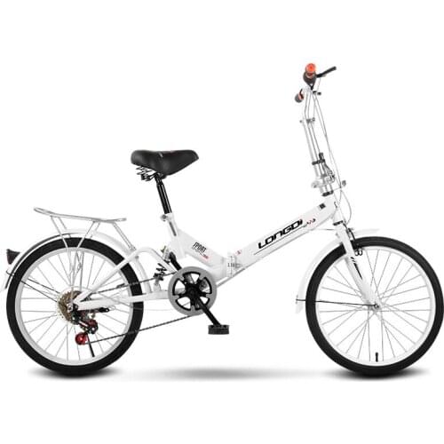 20 Inch Color Single Speed Or Variable Speed Shock Absorption Folding Bicycle for Men And Women Easy to Fold