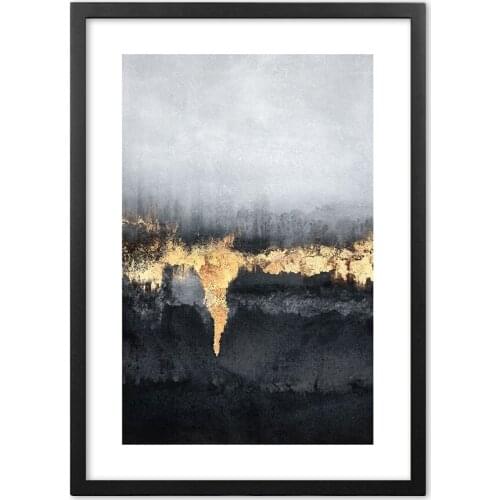 Nordic Modern Light Luxury Abstract Nordic Art Wall Art Paper Painting Landscape Wall Pictures For Living Room Decor