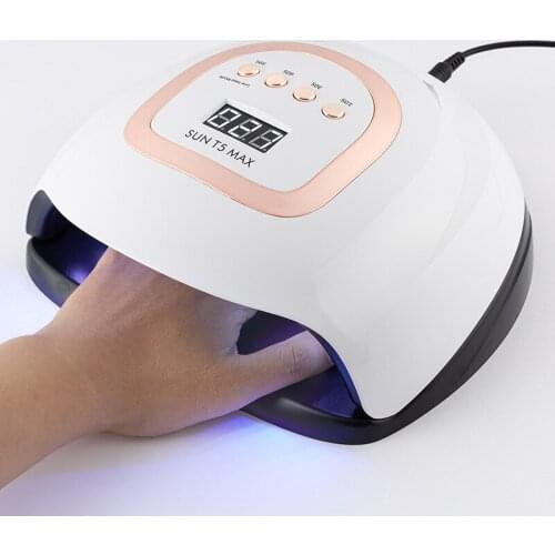 New SUN T5 MAX 114W Nail Dryer 57LEDS Lamp Ultraviolet For Drying Gel Polishing 10/30/60/99s Timer Auto Induction Manicure Tool