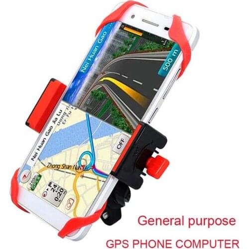 Universal Bike Smartphone Holder Bicycle Handlebar Mount Bracket 360 Degree Rotatable Clip Stands porte telephone pour velo