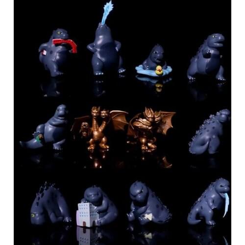 2021 Godzilla Vs King Kong 12 Kinds Godzila CANDY TOY Action Figure Model Ornament Toys