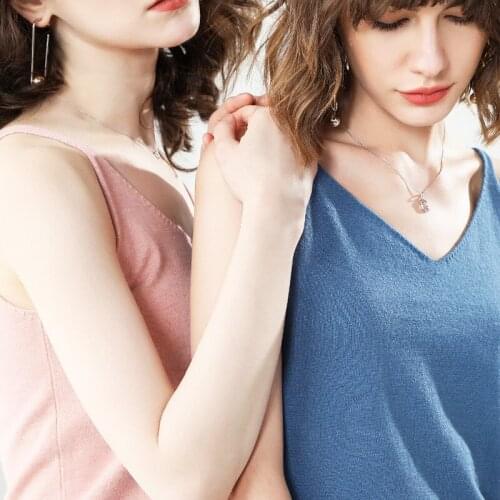 2021v collar ice silk sling lady