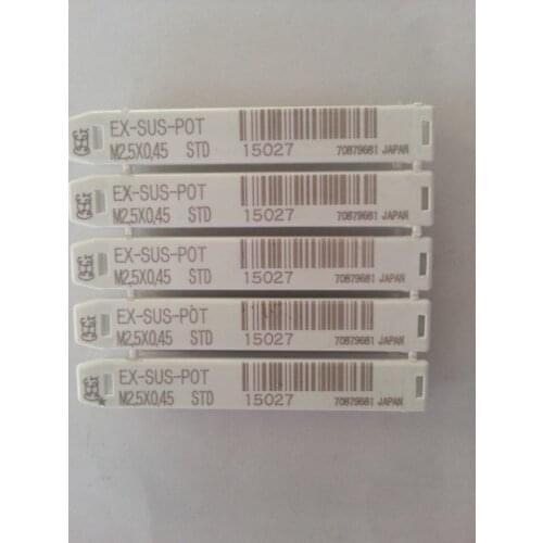9PCS THREADING TAPS EX-SUS-POT M 2.5*0.45 15027