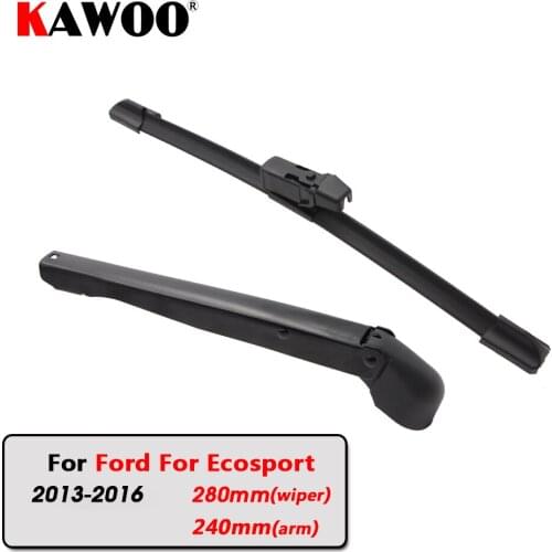 KAWOO Car Rear Wiper Blades Back Window Wipers Arm For Ford For Ecosport Hatchback (2013 Onwards) 305mm Auto Windscreen Blade
