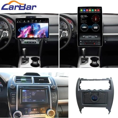 Carbar 12.8" Tesla Style Rotation IPS Screen Android 8.1 Car DVD GPS Player for Toyota Camry USA & Mid-East Version 2012-2014