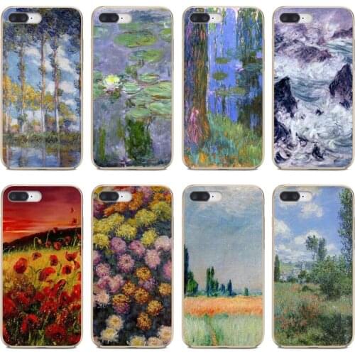 For Samsung Galaxy J5 J6 J7 J8 J1 J2 J3 J4 Plus 2018 Prime 2015 2016 2017 Phone Covers Hot-Sale-oil-painting-Claude-Monet