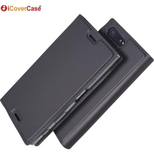 X Compact case ultra-thin magnetic pu leather wallet flip stand case cover for sony xperia x compact case cover