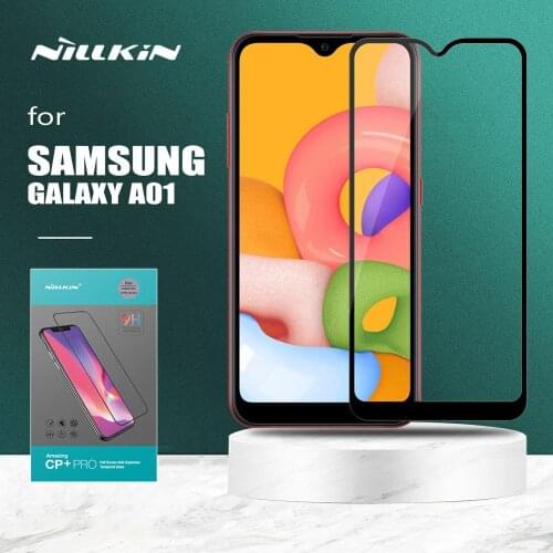 For Samsung Galaxy A01 Glass Nillkin CP+ PRO Tempered Glass Ultra-Thin Full Cover HD Protective Screen Protector for Samsung A01