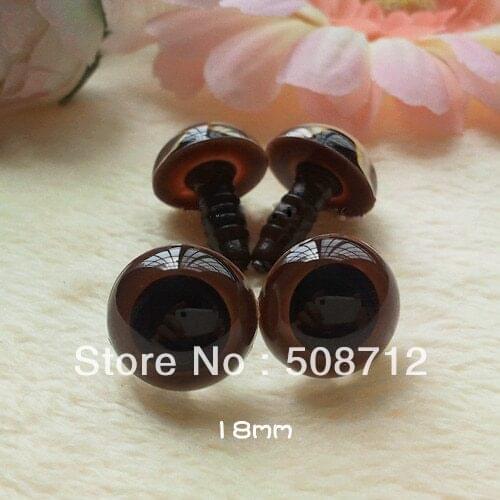 Fress ship!!!18mm Brown Plastic Safety Eyes Amigurumi Stuffed Wool Felted Animals