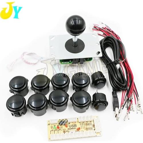 Classic 1 Player Sanwa 5Pin 8way Arcade Kit for PC Joystick Raspberry Pi Retro DIY