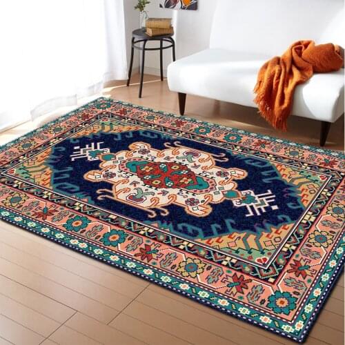Chinese Style Carpets heart-shaped print Living Room Home Decor Rugs Bedroom Carpets Coffee Table Mats Kids Play Large Area Rug