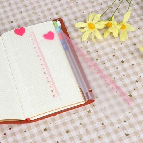 2020 Ruler A5 A6 PVC Planner Agenda for 6 Holes Loose Leaf Spiral Notebook Ruler
