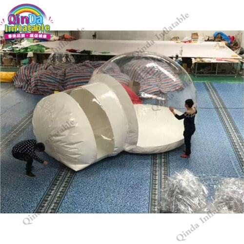 Camping igloo inflatable clear tent tent inflatable clear bubble tent waterproof