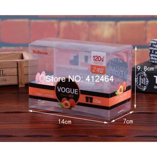 Our PET packaging plastic box supplier, transparent PVC D gloss UV resistant printing box dh40053