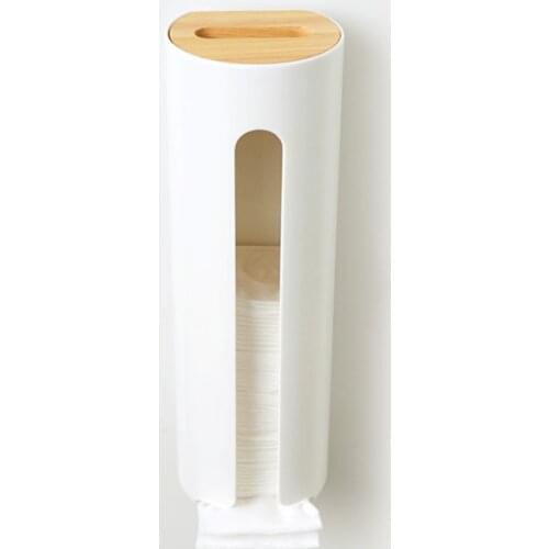Cotton Pad Holder Wall Mount,Saver And Dispenser Cotton Pad Container Cosmetic Storage Dispenser With Easy-Access Opening Colorf