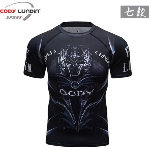 2021 New Men Compression T-shirt men Sporting Skinny Tee Shirt Male Gyms Running T-shirt Fitness Sports men t-shirts