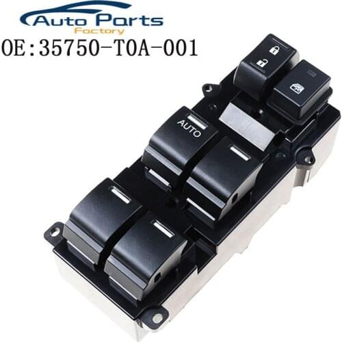 New Power Window Master Control Switch For Honda CR-V 35750-T0A-001 35750T0A001 35750-T0A-003