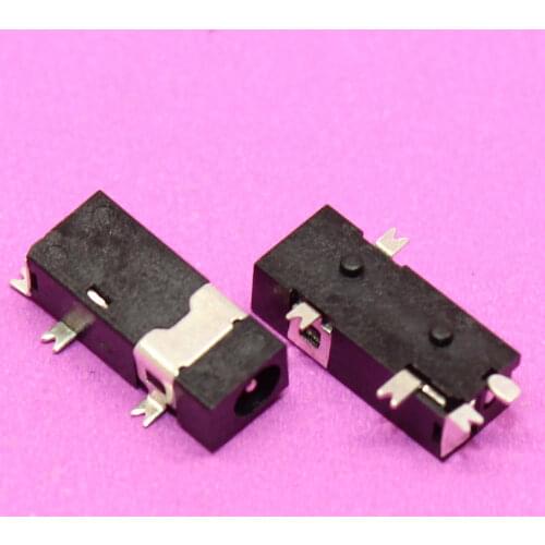 YuXi Power DC Jack Connector Socket, 5pin SMT, Hole dia 2.5mm Pin=0.7mm, Size 11x4.5x3.4mm, fit for phone, Tablet, DV