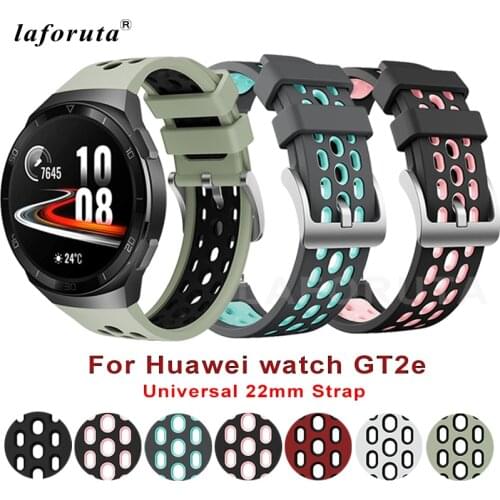 22mm Band For Huawei Watch GT2 GT 2e Watch Strap Silicone Correa Bracelet Belt For Honor Magic Sport Watchband Replacement bands