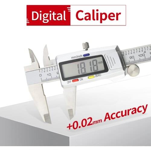 Electronic Digital Caliper Metal Vernier Calipers 0-150mm 6Inch Micrometer Stainless Steel Measuring Tool Instrument Caliper