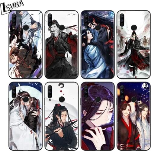 MO DAO ZU SHI for Huawei Honor 30 20 10 9S 9A 9C 9X 8X MAX 10 9 Lite 8A 7C 7A Pro Silicone Black Phone Case