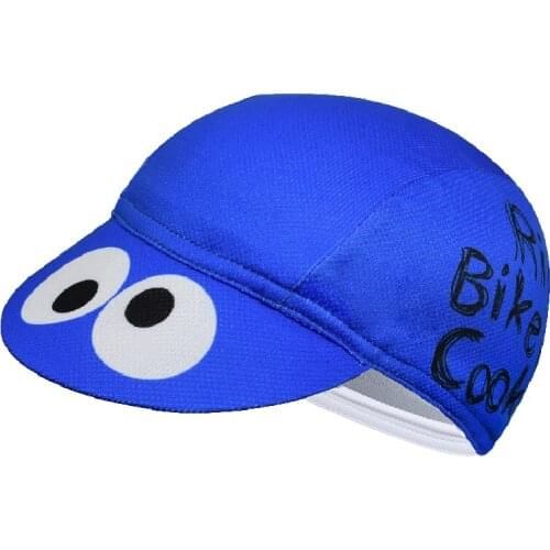 Blue Cookie Monster Cycling Cap Men And Women Bike Wear Headdress Cycling Hat Caps Road Mountain Bike Race Headwear