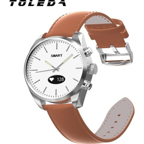 Toleda T4 Quartz Women Men Wristband Health Fithness Tracker Passometer SmartWatch 2020 Heart Rate Monitor Hybrid Smart Watch