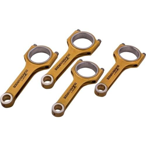 4x Titanizing Connecting Rods Conrods For VW Passat 3B5 1997-2000 Estate 1.8T 144mm TüV Certification ARP 2000 Bolts