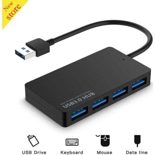 HUB USB 3.0 Laptop PC High Speed External 4 Ports Adapter Splitter USB Expander Computer Accessories For MacBook PS3 Xbox Laptop