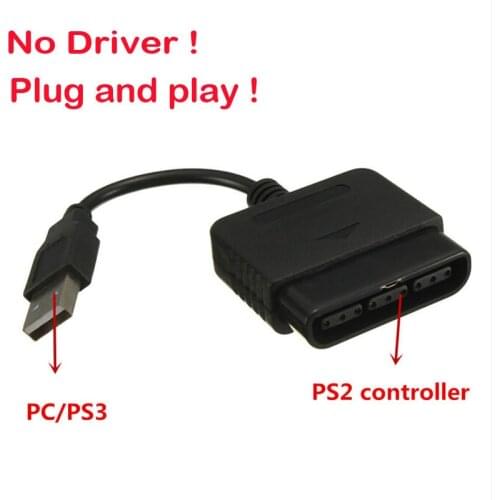 USB Games Controller Adapter Converter Cable For Sony PS1 PS2 PlayStation 2 Joypad GamePad to 3 PS3 Console PC ,No need Driver