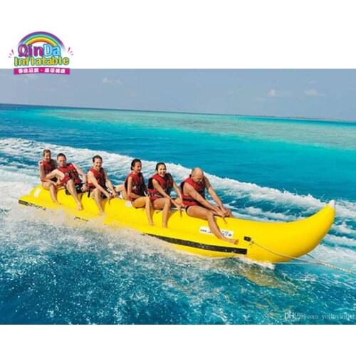 Customized High Quality Durable banana boat inflatable For Water Park Games