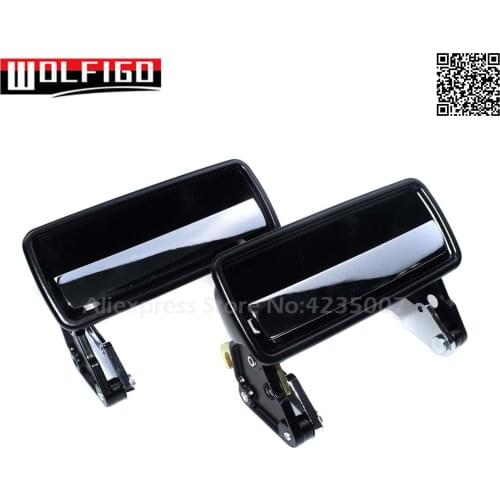 WOLFIGO New Chrome Left Right For Volvo 240 245 260 262 Outside Door Handle 1202430,1202431