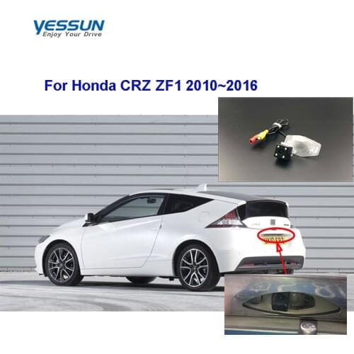 Yessun HD CCD Night Vision Car Rear View camera For Honda CRZ ZF1 2010~2016 license plate camera