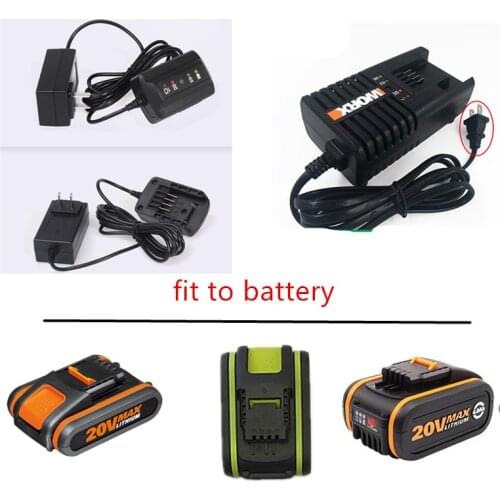 100V-240V Charger 20V for WORX 20V WA3851 Rockwell WA3512 WG151e WG151 RW9161 WA3512 WA3511 RW9161 WG251 Charger