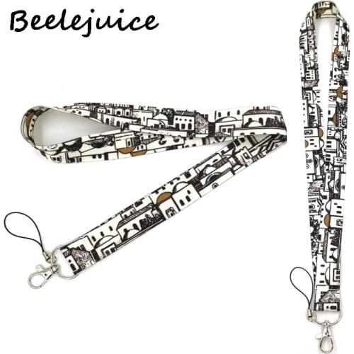 24pcs Vintage House Classical Style Lanyard For keys 90s Phone Working Badge Holder Neck Straps Phone Hang Ropes webbings ribbon