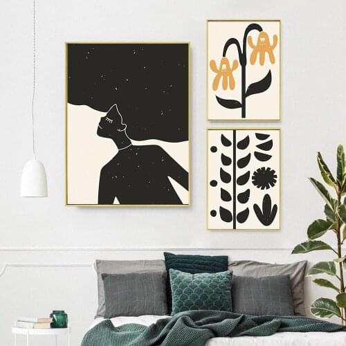 Abstract Hands Holding Hand Love Contemporary Art Posters Prints Nordic Canvas Painting Picture Decor