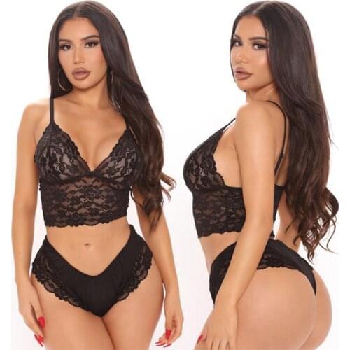 Seamless Womens Crop Top Bra Panties Set Push Up Bralette Low Waist G-String Underwear Set Femme Sexy BH Intimates Lingerie Set