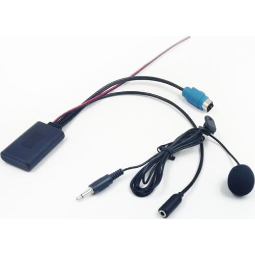 Biurlink 150/300CM Car Radio 237B Bluetooth 5.0 Wireless Audio AUX-IN Cable Stereo Wireless AUX Adapter for Alpine KCE-237B