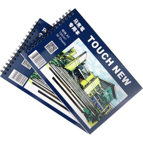 TOUCHNEW 30 Sheets A5 Marker pad Sketchbook Drawing Notebook White Paper School Stationery Notepad Notitieboek Cuaderno