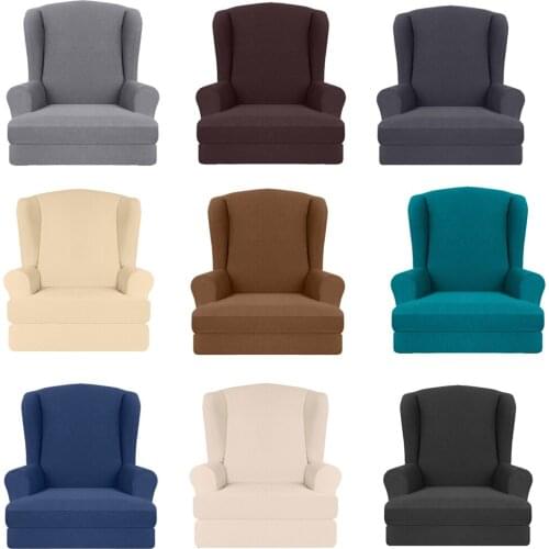 Waterproof Arm King Back Chair Cover Tiger Bench Cover Elastic Armchair Wingback Wing Sofa Back Chair Covers