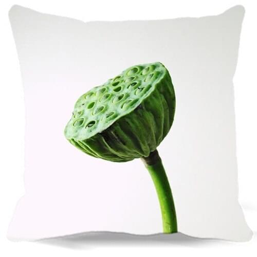 For Sofa home car hotel Cushion Cover Flower Lotus cotton polyester Square Pillow Cover 9 style High Quality 40cm 45cm 50cm 60cm